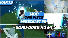 BUAH IBLIS ENEL KEREN DAN OVER POWER BANGET SIH INI! - MINECRAFT PE MOD ONE PIECE PART 3