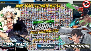 BEST‼️DOWNLOAD JUMP FORCE ULTIMATE MUGEN ANDROID!! [800MB] FULL BEST CHARACTER | Bleach Vs Naruto