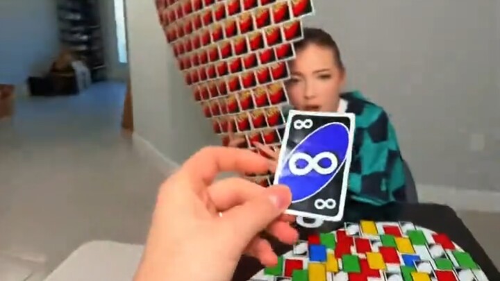 When you and your friends play UNO with all kinds of action cards