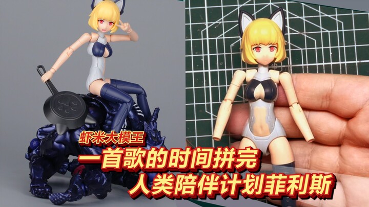 一首歌的时间拼完橘猫工业机娘菲利斯!!!【虾米大模王】