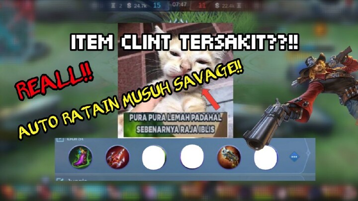 [MLBB] ITEM CLINT TERSAKIT⁉️ BISA RATAIN MUSUH‼️