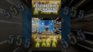 escape the backrooms เป็นเกมตลก #escapethebackroomsเป็นเกมตลก #escapethebackroomsfunny #sonic