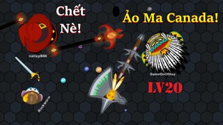 EvoWars.io - #323 : THỔ DÂN Level 20 "Đập Trượt" Đối Thủ và Cái Kết...