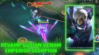 REVAMP GUSION EMPERIOR SCORPION VENOM SKIN GAMEPLAY