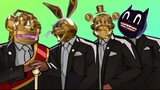 Cartoon Cat Vs Dj Music Man Gold Vs Rabbit Gold Vs Freddy Gold - Cofiin Dance Meme Song Cover