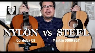 Nylon Classic Guitar vs Steel Stringed Acoustic Guitars Comparison | Edwin-E