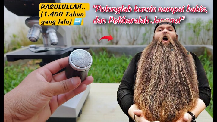 EKSPERIMEN: Alasan Rasulullah Perintahkan Pelihara Jenggot #zoom1000x #faktadunia