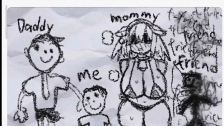 ภาพครอบครัวที่ลูกวาดไว้ อบอุ่นมาก
