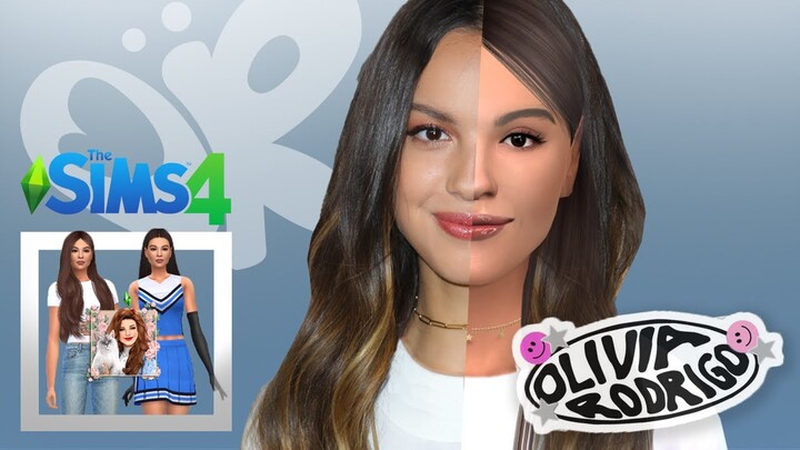 SIMS 4 | CAS |  Olivia Rodrigo 🦋🦄 Satisfying CC build + CC links