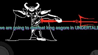 i'm sorry i didn't defeat flower but it's ok i defeat asgore hope u like it :)