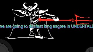 i'm sorry i didn't defeat flower but it's ok i defeat asgore hope u like it :)