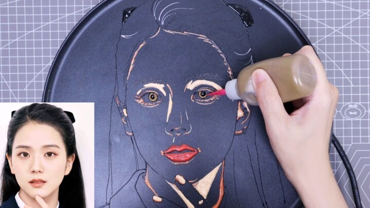 No one’s watching? [JISOO of BLACKPINK] 2D K-pop Pancake Edition 55555!