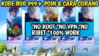 KLAIM 999+ POIN KODE BUG  & CARA CURANG AUTO RANK 1 DI 515 CARNIVAL PARTY MOBILE LEGEND | BUG ML