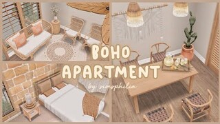 boho apartment tour + floor plans | sims freeplay