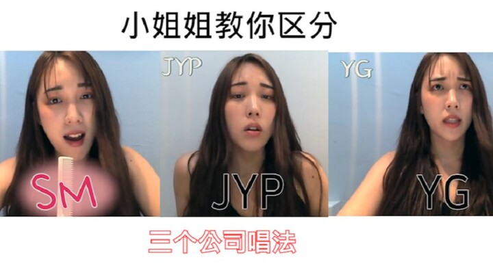 【中字】小姐姐教你区分SM/ YG/ JYP 3大企划社 唱法