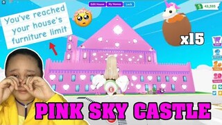 PINK PRINCESS SKY CASTLE IN ADOPT ME + GIVEAWAY