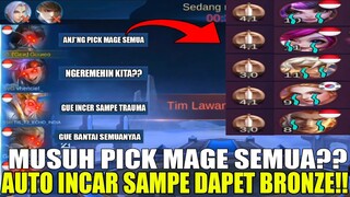 LAGI SOLO RANKED MALAH KETEMU YOUTUBER PICK 5 MAGE?! AUTO KITA BANTAI SAMPAI DAPAT BRONZE!!