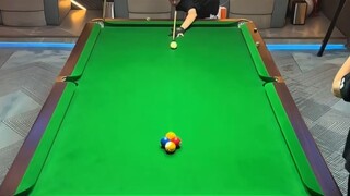 يا للهول، من هذا المسؤول الكبير الذي يلعب بهذه الطريقة! #وولونغ فنغتشو #كلما لعبت البلياردو، صمت الج