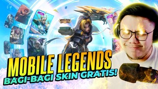 MLBB BAGI-BAGI SKIN GRATIS?! PERINGATAN ANNIVERSARY 10 TAHUN! - Mobile Legends