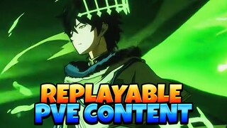 REPLAYABLE ENDGAME PVE CONTENT IS IN THE WORKS? FULL DEV NOTE INFORMATION! | Black Clover Mobile