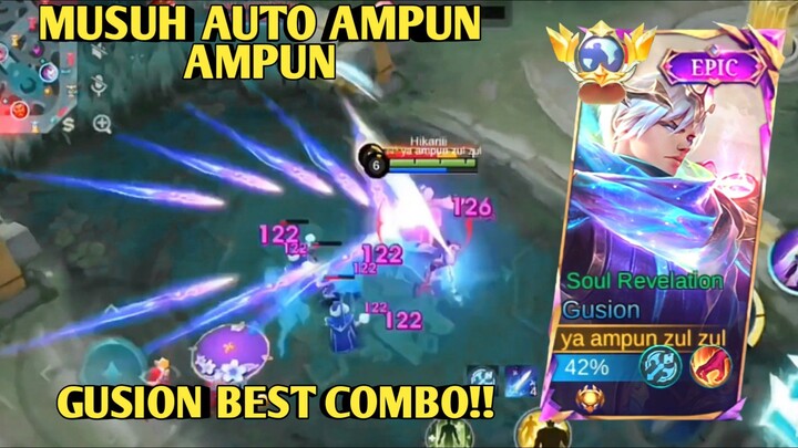 MUSUH AUTO AMPUN AMPUN, BEST COMBO GUSION