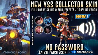 New Yi Sun-Shin Lone Destructor Collector Skin Script No Password | Full Sound & Full Effects | MLBB