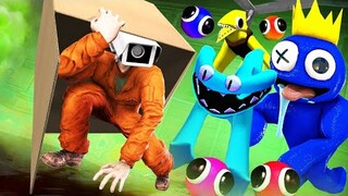 CAMERAMAN DESCUBRE LOS SECRETOS de 💥LOS NUEVOS RAINBOW FRIENDS💥 Capítulo 2 en ROBLOX