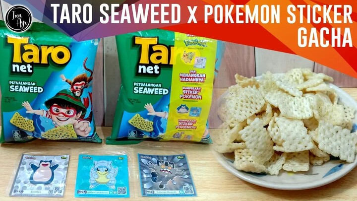 [ GACHA ] Taro net Seaweed x Pokemon ポケモン Sticker Rumput Laut Pikachu ピカチュウ Charizard リザードン Mew ミュウ