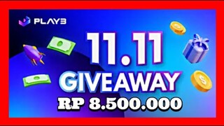 GiVEAWAY ( GAME NFT ) Rp.85 JUTA dari PLAY3 AYO BURUAN iKUTAN