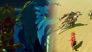 Riju VS Sooga (Future VS Past) - Hyrule Warriors: Age of Calamity