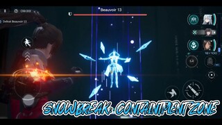 Beauvoir 13 BOSS BATTLE - SNOWBREAK: CONTAINTMENT ZONE (ANDROID)