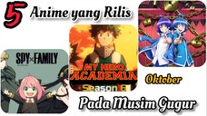 Rangkuman Beberapa Anime yang Akan Rilis Bulan Depan - MTPY