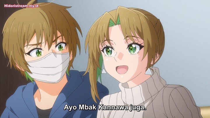 Eps_10 senior kerja blonde cantik sok keras tapi aslinya canggung [My Awkward Senpai]