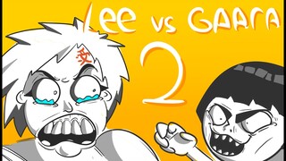 Rock Lee VS Gaara ROUND 2 // Smzinho Edition (ANIMAÇÃO)