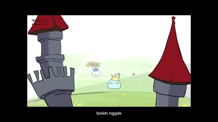 BAYANGKAN JIKA RIMURU MENCARI RUMAH - Animasi lucu king slime
