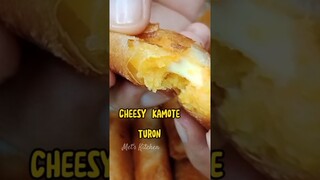 Cheesy Kamote Turon - 3 Ingredients Only #shorts #metskitchen #easyrecipe #turonkamote #pinoyfood