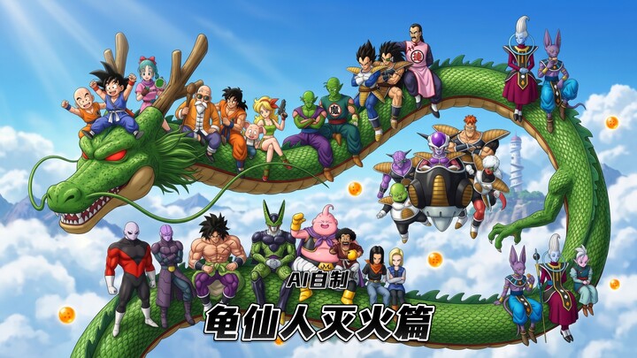DIY AI: Dragon Ball – Master Roshi Extinguishes the Fire: A Classic Scene (Part 1)