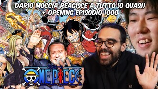 Dario Moccia reagisce a Tutto (o quasi) One Piece + Opening Episodio 1000