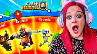 JUEGO CON LAS SKINS DE CLASH ROYALE!!! || STUMBLE GUYS