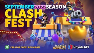 🎪 Clash Fest 🎉 September Season Clash Royale Sneak Peek (Season 39, 2022)