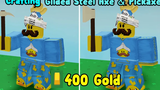 รับ 400 Gold & Buffalkor Crystal ได้ง่ายๆด้วยวิธีนี้! ขวานเหล็กทองหรือพลั่ว - บล็อกฟ้า