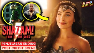 SHAZAM MASUK JUSTICE SOCIETY ?! | SHAZAM FURY OF THE GODS PENJELASAN ENDING & POST CREDIT SCENE