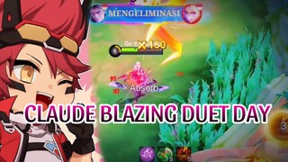 CLAUDE BLAZING DUET DAY !!!