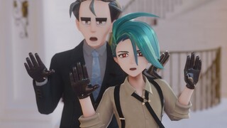 【宝可梦朱紫MMD】联盟年会上领导忽然点你和女同事上台表演节目