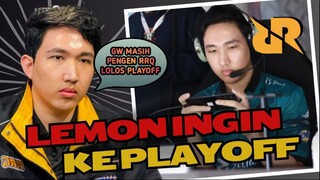 LEMON INGIN RRQ LOLOS PLAYOFF!! BARU KALI INI LEMON BAPER!! HARAPAN LEMON UNTUK RRQ HOSHI DI MPL S13