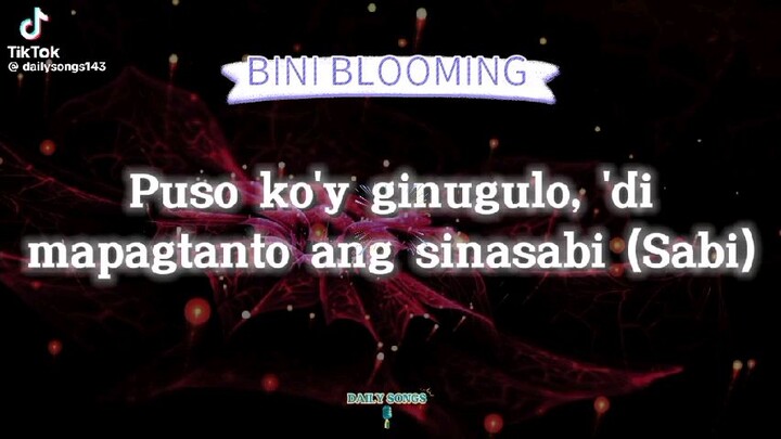 BINI BLOOMING ❤️🎶