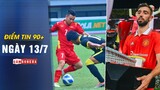 Điểm tin 90+ ngày 13/7 | U19 Việt Nam thua sốc Malaysia; Man United để quên Cúp ở Thái Lan