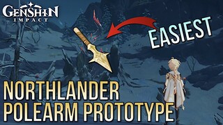 GENSHIN IMPACT - Easiest Way to Get Northlander Polearm Prototype - Dragonspine Spear