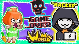 NOOB KAMUI LẦN ĐẦU THẤY 😱HACKER😱 THẬT SỰ TRONG MINI WORLD | FAN NHÍ BỊ MẸ MẮNG PHẢI THOÁT GAME