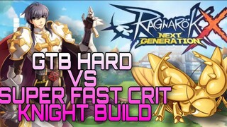 [ROX] CRIT KNIGHT BUILD + HARD MODE GTB BOSS SOLO